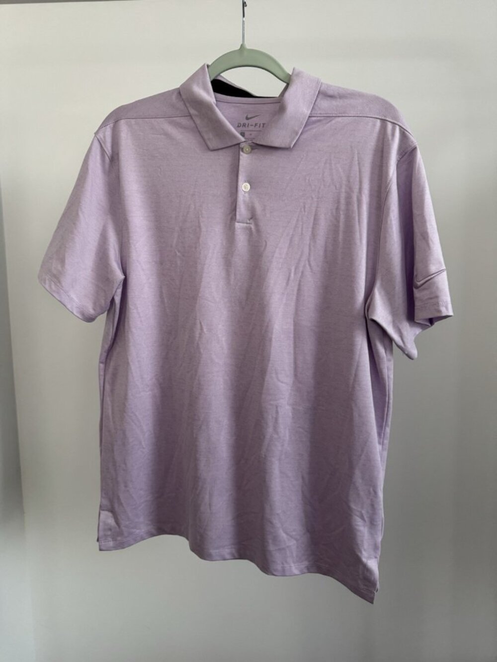 Nike Golf Polo Men's Medium Purple Dri-FIT Performance